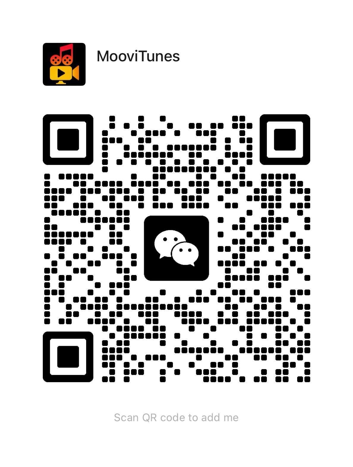 mooviTunes 微信二维码